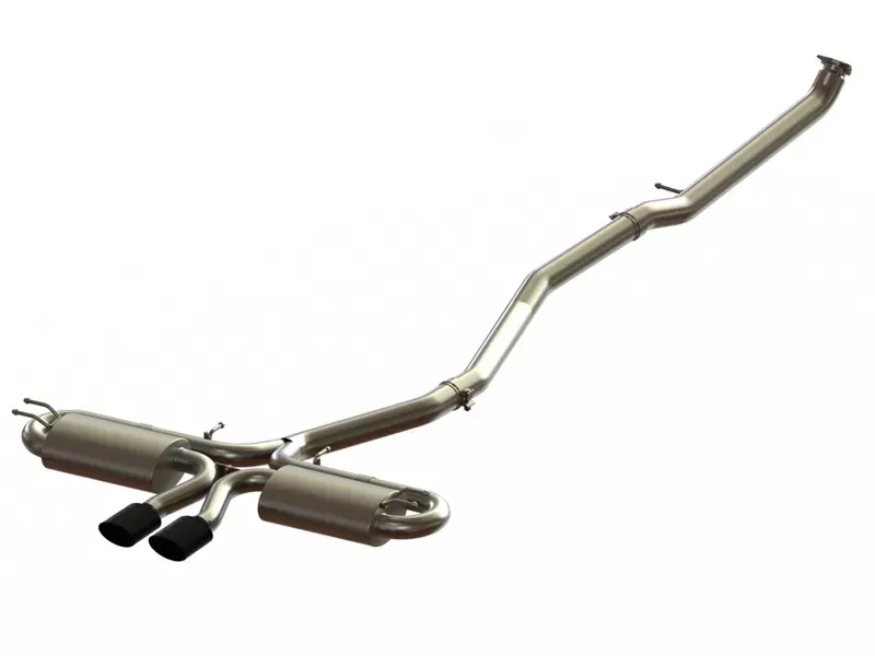 Takeda 3" to 2-1/2" 304 Stainless Steel Catback Exhaust System Honda Civic Si (Coupe) 16-20 I4-1.5L (t) - 49-36618-B