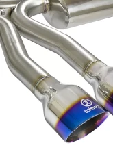 Takeda 3" - 2-1/2" 304 Stainless Catback Exhaust System w/ Blue Flame Tips Honda Civic Si Sedan L4 1.5L 2017-2020                                     - 49-36621-L - Image 2