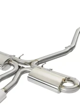 Takeda 3" - 2-1/2" 304 Stainless Catback Exhaust System w/ Polished Tips Honda Civic Si Sedan L4 1.5L 2017-2020                                     - 49-36621-P - Image 4