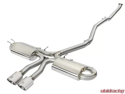 Takeda 3" - 2-1/2" 304 Stainless Catback Exhaust System w/ Polished Tips Honda Civic Si Sedan L4 1.5L 2017-2020 - 49-36621-P