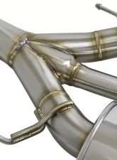Takeda 3" 304 Stainless Catback Exhaust System w/ Tri-Black Tips Honda Civic Type R L4 2.0L 2017-2021                                     - 49-36623-B - Image 2