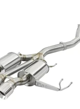 Takeda 3" 304 Stainless Catback Exhaust System w/ Tri-Polished Tips Honda Civic Type R L4 2.0L 2017-2021                                     - 49-36623-P - Image 4