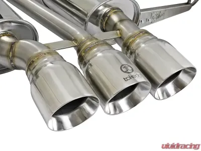 Takeda 3" 304 Stainless Catback Exhaust System w/ Tri-Polished Tips Honda Civic Type R L4 2.0L 2017-2021 - 49-36623-P