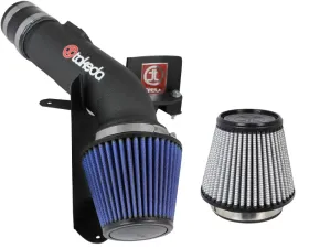 Takeda Stage-2 Wrinkle Black Cold Air Intake System w/ Pro DRY S & Pro 5R Filter Acura TLX | Honda Accord 2013-2020