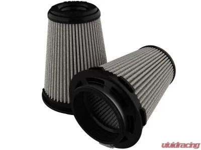 Takeda Intake Replacement Air Filter with Pro DRY S Media (Pair) (3 1/2" F x 5" B x 3 1/2" T (Inverted) x 6" H) - TF-9029D-MA
