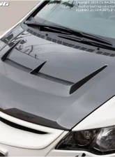 Js Racing Type S Full Carbon Aero Hood Honda Civic FD2 2006-2011                                     - ABS-D2-CC - Image 2