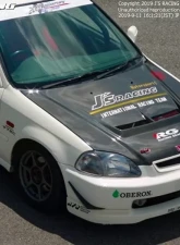 Js Racing Type S Carbon Bonnet Honda Civic EK9 1996-1998                                     - ABS-H5M-C - Image 2