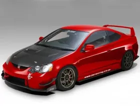 Js Racing Type S CFRP Hood Acura RSX 2002-2006