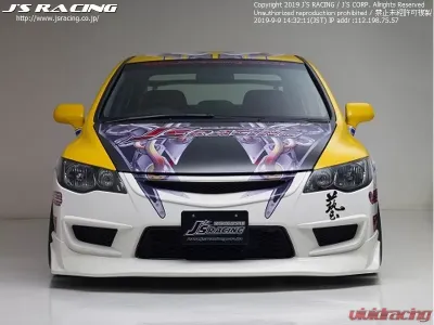 Js Racing Type X Front Sports Grill Honda Civic FD2 2006-2011 - AG-D2