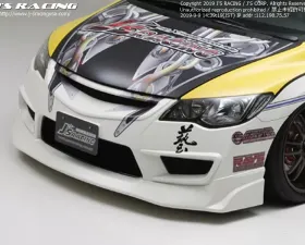 Js Racing Type X Front Wing Spoiler Honda Civic FD2 2006-2011