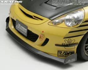Js Racing Type S CFRP Front Wing Spoiler Honda Fit 2001-2008