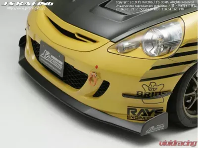 Js Racing Type S CFRP Front Wing Spoiler Honda Fit 2001-2008 - AH-F1-C