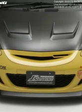 Js Racing Type S CFRP Front Wing Spoiler Honda Fit 2001-2008                                     - AH-F1-C - Image 2
