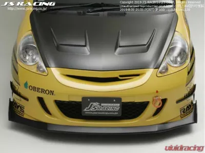 Js Racing Type S CFRP Front Wing Spoiler Honda Fit 2001-2008 - AH-F1-C
