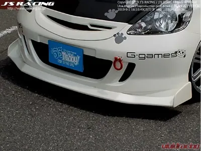 Js Racing Type S FRP Front Wing Spoiler Honda Fit 2001-2008 - AH-F1-F