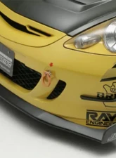 Js Racing Type S CFRP Front Wing Spoiler Honda Fit US Model 2001-2008                                     - AH-F1US-C - Image 3