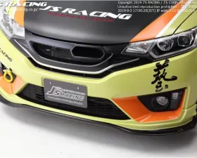 Js Racing Type S FRP Front Wing Spoiler Honda Fit GK5 2015-2019