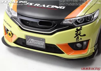 Js Racing Type S FRP Front Wing Spoiler Honda Fit GK5 2015-2019 - AH-F5M