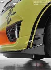 Js Racing Type S FRP Front Wing Spoiler Honda Fit GK5 2015-2019                                     - AH-F5M - Image 2