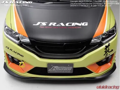 Js Racing Type S FRP Front Wing Spoiler Honda Fit GK5 2015-2019 - AH-F5M