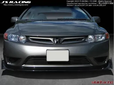 Js Racing FRP Front Wing Spoiler Honda Civic FG2 2006-2011 - AH-G1-F