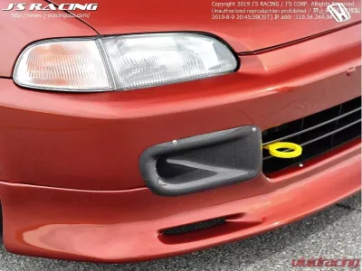 Js Racing Carbon Air Intake Duct Honda Civic EG 1991-1995 - AID-H3C
