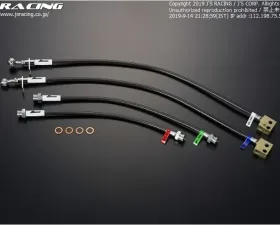 Js Racing Rear Drum Brake Brake Line System Acura TSX 2004-2008