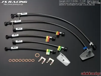 Js Racing Rear Disc Brake Brake Line System Honda Fit GE 2009-2013 - BLS-F3D-ST