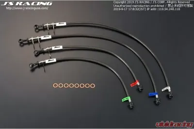 Js Racing Standard Brake Line System Honda S2000 AP2 2004-2009 - BLS-S2-ST