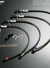 Js Racing Standard Brake Line System Honda CR-Z 2011-2019                                     - BLS-Z1-ST - Image 2