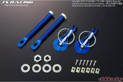 Js Racing Blue Hood Lock Pin - BNP-BL
