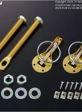 Js Racing Gold Hood Lock Pin                                     - BNP-GD - Image 2