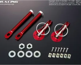 Js Racing Red Hood Lock Pin