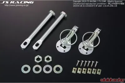 Js Racing Silver Hood Lock Pin - BNP-SL