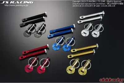 Js Racing Red Hood Lock Pin - BNP-RD