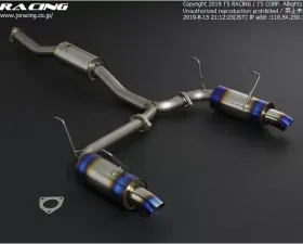 Js Racing C304 70RS Plus SUS Dual Exhaust Honda S2000 2000-2009