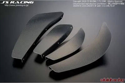 Js Racing Type S Twin Canards Honda Civic FD2 2006-2011 - CCN-D2-JST
