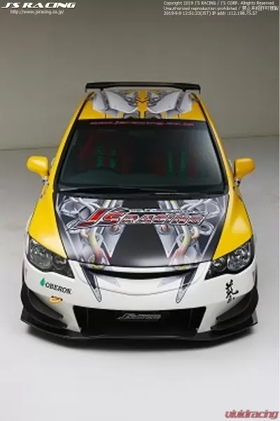 Js Racing Type S Twin Canards Honda Civic FD2 2006-2011 - CCN-D2-JST