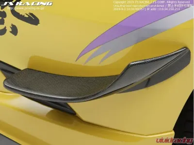 Js Racing Type S Canard Honda Fit GE 2009-2010 - CCN-F3