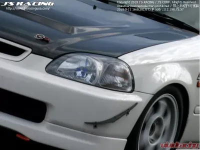 Js Racing CFRP Canard Honda Civic EK9 1996-2000 - CCN-H5