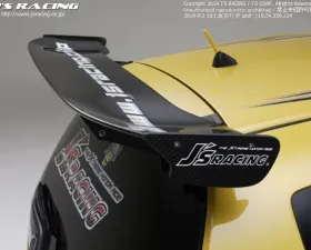 Js Racing Carbon 3D GT Wing Honda Fit GE 2009-2013