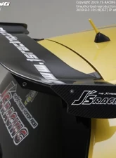 Js Racing Carbon 3D GT Wing Honda Fit GE 2009-2013                                     - DGW-F3-C - Image 4