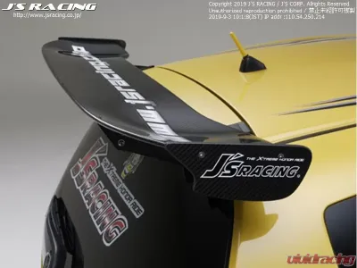 Js Racing Carbon 3D GT Wing Honda Fit GE 2009-2013 - DGW-F3-C