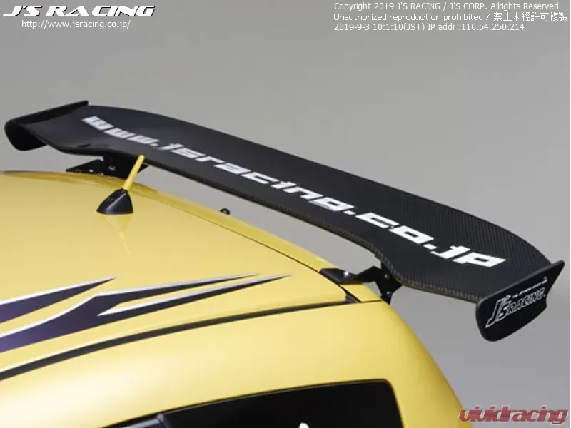 J's Racing - Js Racing Carbon 3D GT Wing Honda Fit GE 2009-2013 for  2009-2013 Honda Fit DGW-F3-C | Vivid Racing