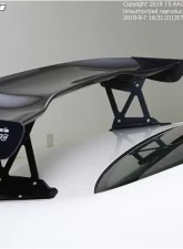 Js Racing Type 1 Wet Carbon 3D GT Wing Honda Civic FD2 Type-R 2006-2011                                     - DGW1-D2-W - Image 4