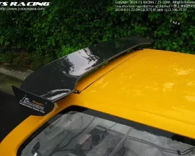 Js Racing Wet Carbon 3D GT Wing Honda Civic EF9 1987-1991