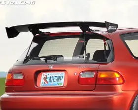 Js Racing Wet Carbon 3D GT Wing Honda Civic EG 1991-1995