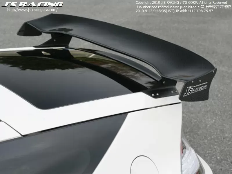 J's Racing DGW1-Z1-C Wet Carbon 3D GT Wing for Honda CR-Z