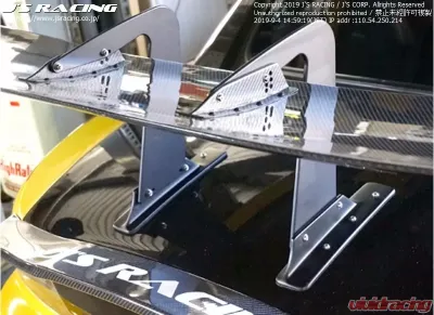 Js Racing Type GT Aero Swan Neck Type 3D GT Wing Honda S2000 2000-2009 - DGW7-S1-SNW
