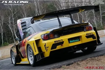 Js Racing Type GT Aero Swan Neck Type 3D GT Wing Honda S2000 2000-2009 - DGW7-S1-SNW